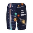 thumbnail image 2 of Haiem Solar System Men's Pajama Short with Soft Woven Cotton Elastic Waistband Sleep Short-3X-Large, 2 of 9