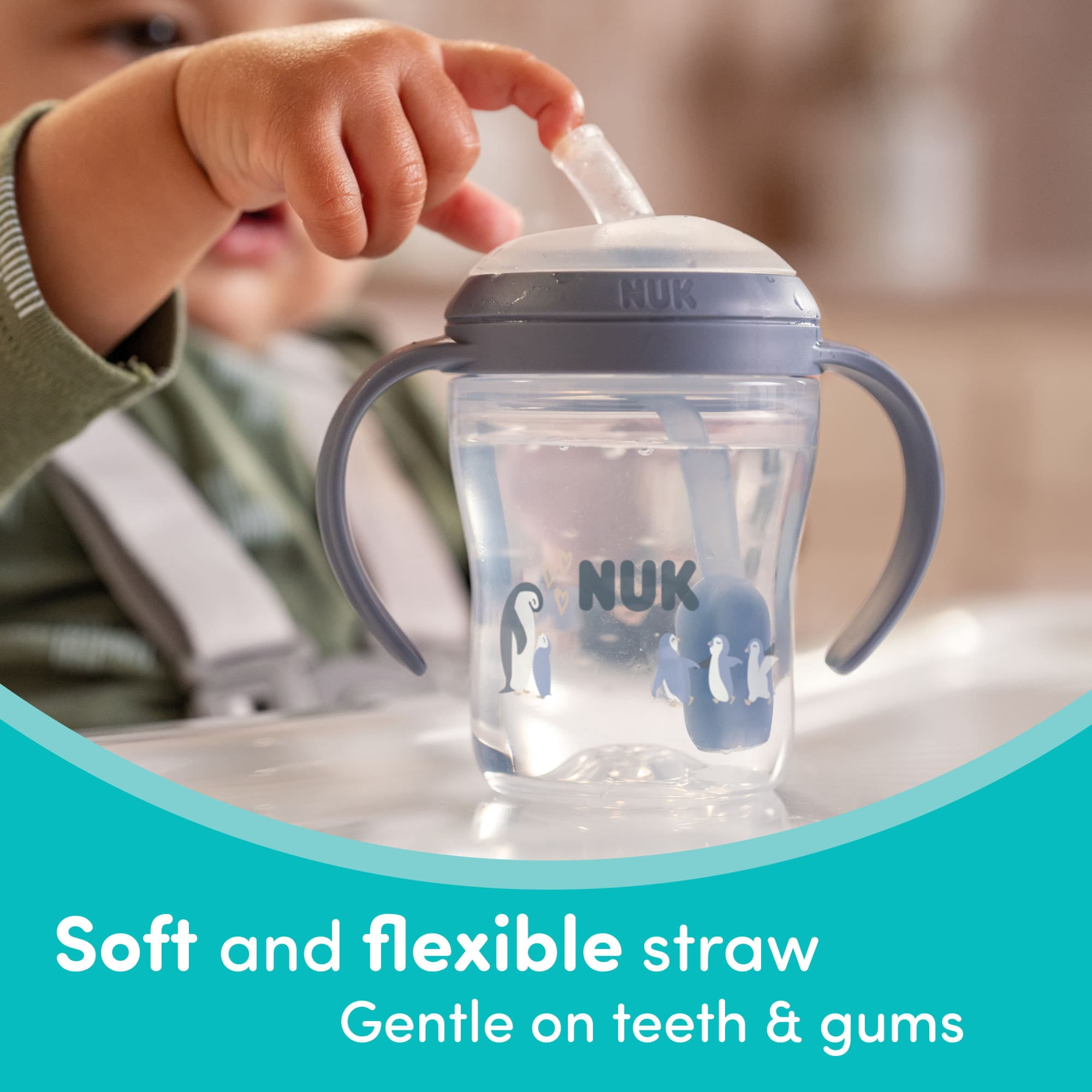 NUK Perfect Match Learner Straw Cup, 5 oz, 1 Pack
