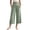 Light Green, variant on Breezora Casual Womens Linen Cotton Wide Leg High Waist Pants Relaxed Trousers for Daily Summer Wear