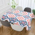 thumbnail image 2 of Yayeee Tablecloths 54" x 54" Rectangle Wrinkle Resistant Party Table Cover, Mosaic Flowers Pattern, 2 of 8