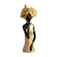 thumbnail image 1 of Estatua de mujer africana de resina, colección de figuras, regalo, decoración moderna de escritorio. Estilo B, 1 of 9