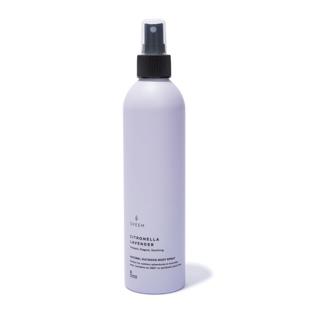 Spray corporal Skeem Aura Citronella Lavender, 240 ml, ideal para toda la familia