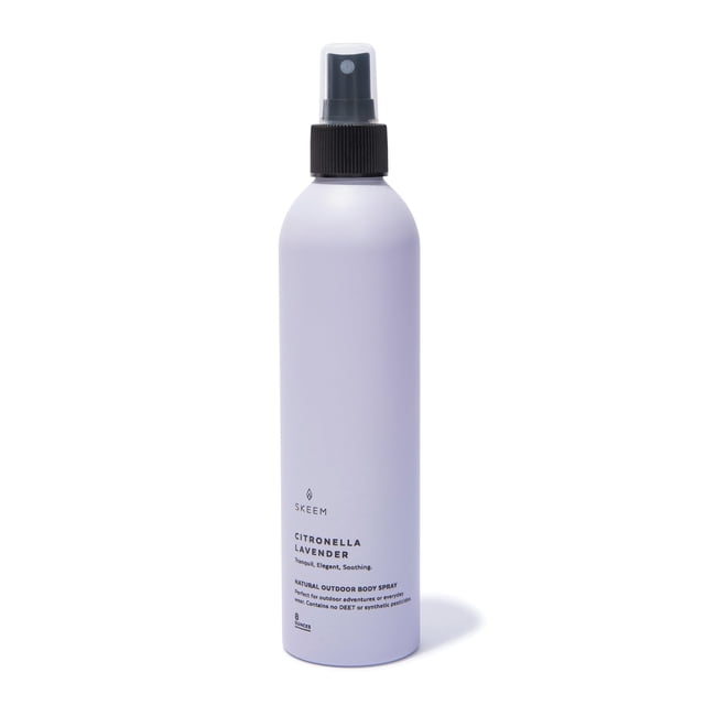 Spray corporal Skeem Aura Citronella Lavender, 240 ml, ideal para toda la familia