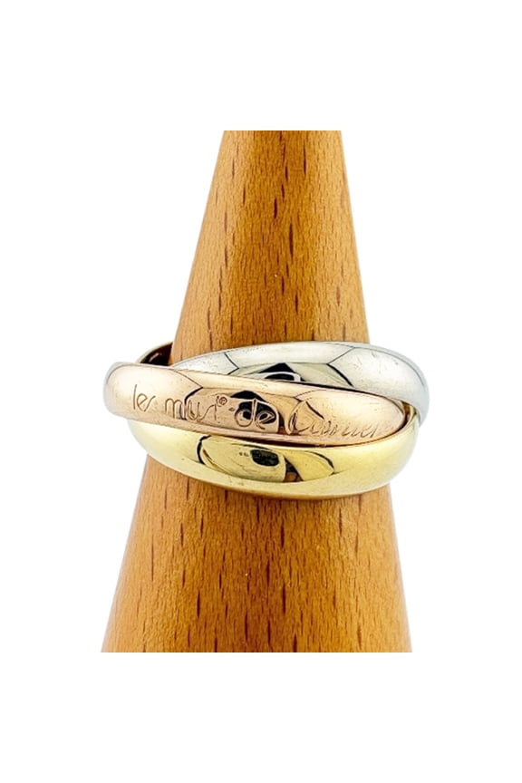 Pre-Owned Cartier Trinity Ring, 1, 18K Yellow Gold, 51ct, Women's, CARTIER