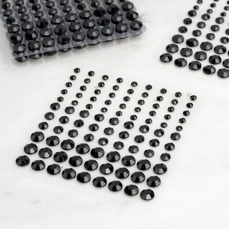 Crystal Stickers Crystal Alphabet Efavormart Wholesale Self Adhesive Multi-sized Crystal Diamond Rhinestone Stickers For Car Mobile PC Wedding Decoration - 594 PCS ()