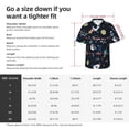 thumbnail image 5 of Susaid Space Print Hawaiian Shirts for Men Women,Hawaiian Summer Short-Sleeve Casual Relaxed-Fit Button-Down,Large, 5 of 7