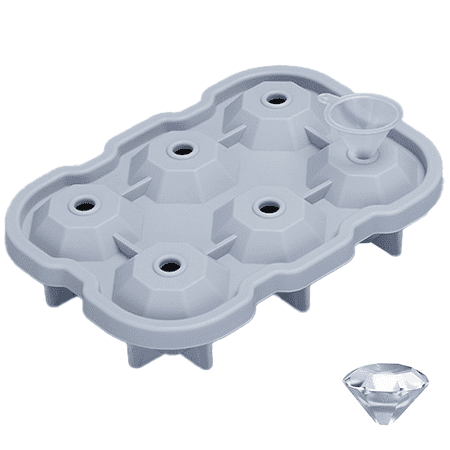 

Rose Ice Cube Tray Reusable Round Ice Cube Mold Rose ，for Cocktails Whiskey