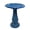 Azure Blue, variant on BIRDS and beyond 24" Azure Blue Fiber Clay Birdbath