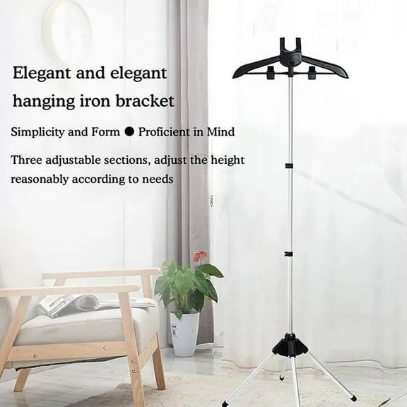 Display Stand Clothes Hanger Garment Foldable Tripod Steamer Rack Cloths Iron Hanging Stand Clothing Dryi