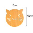 thumbnail image 2 of Cojín de plato con aislamiento térmico de bambú y madera de 6 uds. Cojín de gato grande kaili Sencillez, 2 of 3
