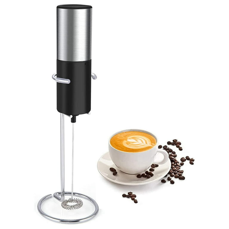 BreaDeep Milk Frother Handheld with 2 Heads, Coffee Whisk Foam Mixer with  USB Rechargeable 3 Speeds, Electric Mini Hand Blender for Latte,  Cappuccino, Hot Chocolate, Egg - Red 