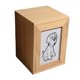 thumbnail image 1 of conmemorativa de madera para mascotas con marco de fotos, resistente, de cremación para perros, recuerdo para perros, gatitos, cachorros y, 1 of 9