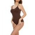 thumbnail image 3 of OGLCCG Bodysuit for Women Butt Lift Slimming Adjustable Straps Postpartum Shapewear Seamless Spaghetti Strap Thong Bodysuit, 3 of 5