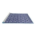 thumbnail image 2 of Ahgly Company Machine Washable Indoor Rectangle Abstract Blue Modern Area Rugs, 5' x 7', 2 of 4