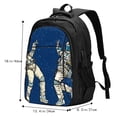 thumbnail image 5 of Wukai Disco party Astronaut Dancing Travel Laptop Backpack: Business Water-Resistant Bag with USB Charging Port, Ideal College Backpack for Men & Women, 5 of 6
