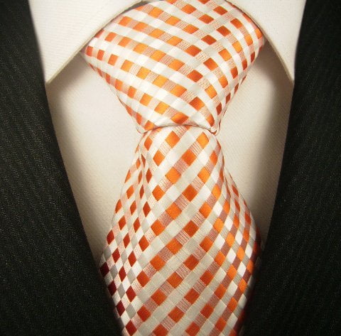 mens orange ties