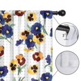 thumbnail image 4 of Blackout Kids Curtains,Pioneer Flower Floral Print Pattern Childrens Insulated Curtains Set Of 2,Bedroom Essentials,Toddler Room Decor 42"x84", 4 of 5