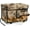 Desert Camouflage, variant on Indestructible Heated Cat House for Outside Cats Winter, 100% Weatherproof, Safe Escape Door, Insulated Outdoor Cat Shelter with Heater for Feral Barn Cat Kitty (Desert Camouflage, 12.6"x16.5"x12.6")