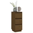 thumbnail image 2 of vidaXL Buffet Miel Brun 32x34x75 cm Pin Massif, 2 of 5