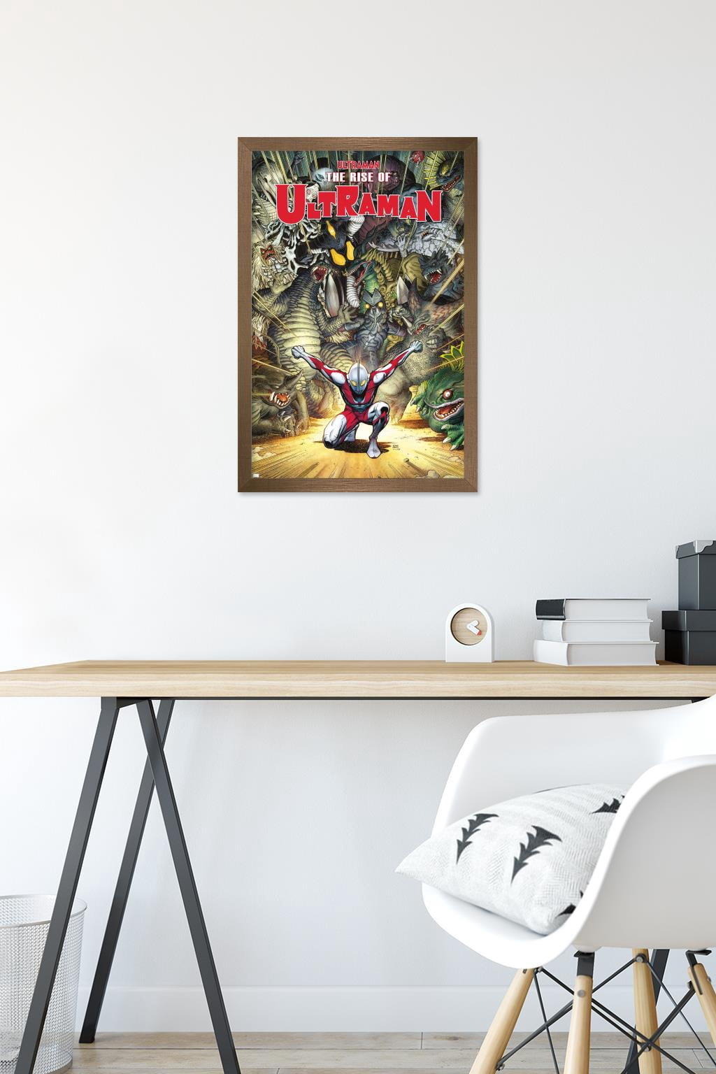 The Rise of Ultraman - Cover #2 Variant by Arthur Adams Wall Poster, 14.725" x 22.375" Framed