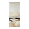 thumbnail image 3 of Kate and Laurel Sylvie Peaceful Landscape III Framed Canvas Wall Art by Amy Lighthall, 18x40 Black, Modern Abstract Landscape Art for Wall, 3 of 7