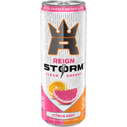 Reign Storm, Citrus Zest, Clean Energy Drink, 12 fl oz