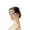 Black Headwear, variant on Rhinestone 1920s Flapper Headbands for Women CZ Roaring 20s Feather Headpiece Bridal Wedding Hair Accessories for Prom Church Cocktail Theme Party (Black Headwear, M)