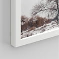 thumbnail image 5 of PixonSign Framed Wall Art Deer Winter Snow Frost Tree Cabin, Set of 4 Nature Wilderness Wall Decor Arts, Animal Wall Décor, Adhesive Canvas Poster, Modern Home Artwork - 8"x10" White, 5 of 5