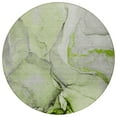 thumbnail image 2 of Addison Rugs Chantille Indoor/Outdoor Transitional Watercolors Green Washable Round Rug, 8' x 8', 2 of 6