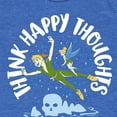 thumbnail image 3 of Disney - Peter Pan - Think Happy Thoughts - Tinkerbell - Toddler And Youth Short Sleeve Graphic T-Shirt, 3 of 5