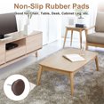 thumbnail image 6 of Uxcell 50 Pcs Nail-on Furniture Sliders, 1"(25mm)Plastic Round Anti-slip Pads, Brown, 6 of 7