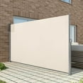 thumbnail image 2 of MCombo 138''x 78'' Patio Retractable Side Awning, Fully Assembled Waterproof Sunshade Privacy Screen for Garden, Balcony and Pools, 4744(Beige), 2 of 9