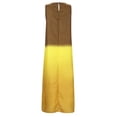 thumbnail image 5 of OVINYER Dress Women Casual Cotton Linen Sleeveless Slit Gradient Tie Dye Long Dress Stylish Party Sundress, 5 of 8