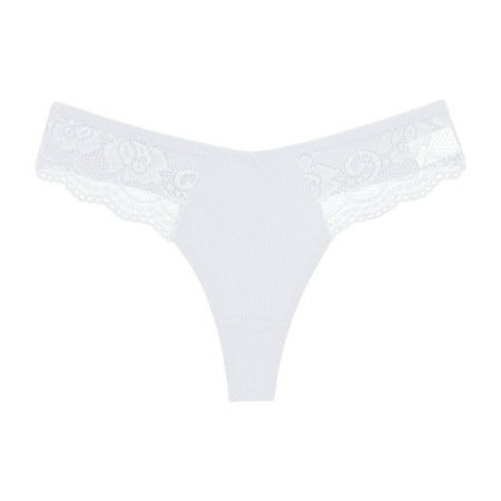 Ladies Lace Pointelle White Boxer Underwear Knickers Panties Briefs Boy  Shorts