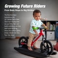 thumbnail image 2 of Strider 12” Sport Bike (Red) + Rocking Base - Helps Teach Baby How to Ride a Balance Bicycle - for Kids 6 Months to 4 Years - Easy Assembly & Tool-Free Adjustments, 2 of 8