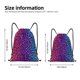thumbnail image 2 of Fotbe Leopard Neon Rainbow Gradient Bolsa Mochila con Cordón Estampada, Bolsa de Gimnasio Deportiva, Bolsa Cinch, Bolsa con Cordón para Hombres y Mujeres-Small, 2 of 6
