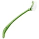 thumbnail image 2 of Toilet Brush Plastic Portable Long Handle Bathroom Toilet Bowl Scrub Double Sided Cleaning Brush (Green), 2 of 4