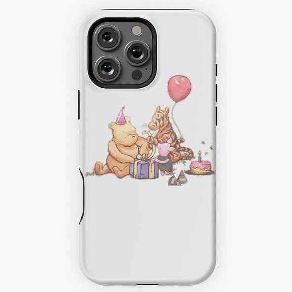 Winnie The Pooh Party X734 Phone Case Compatible with iPhone 17 16 15 14 13 12 11 Pro Max – Premium Protection