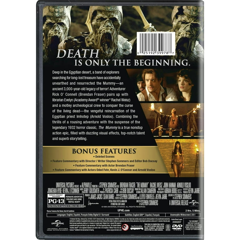 The Mummy (1999) (DVD) - Walmart.com