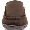 thumbnail image 2 of ABSOLUTE FOOTWEAR Mens/Gents Mules/Slippers/Indoor Shoes with Faux Fur Inner - Dark Brown - US 11, 2 of 7