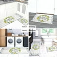 thumbnail image 4 of Lemon Themed Kitchen Rug Set,Farmhouse Kitchen Rugs Fruit Runner Rugs with Rubber Backing,Throw Rugs Washable for Kitchen Sink,Laundry Room,Standing Desk,Spring&Summer Rug,Lemon Kitchen Decor, 4 of 6