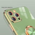 thumbnail image 6 of Compatible with iPhone 11 Pro Max Ring Holder Case Shiny Plating Rose Gold Edge 360 Degree Rotation Kickstand for Women Girls Slim Soft Flexible TPU Protective Cover Case, 6.5 Inch, 6 of 9