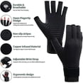 thumbnail image 2 of Copper Compression Arthritis Gloves With Strap, Best Copper Infused Glove For Gift, 2 of 5