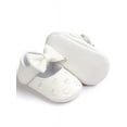 thumbnail image 4 of Babula Baby Girl Crib Shoes Bowknot Soft Sole Anti-slip Shoes 0-18M, 4 of 6