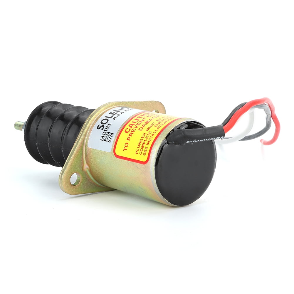 Électrovanne D'arrêt De Carburant AM124379 - Solénoïde Inox Pour Tracteurs Tondeuses F915, F925, F935, 415 Et Plus