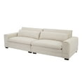 thumbnail image 6 of Kevinplus Mid-Century Sofa Couch Modern Upholstered Couch for Livingroom,Bedroom, Apartment, Home Office Beige, 6 of 9