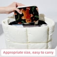 thumbnail image 6 of Christmas Gingerbread Man Velvet Portable Earring Organizer Box with Removable Compartment - Ideal Travel Organizer and Jewelry Box Gift, 6 of 7