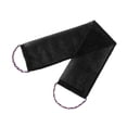 thumbnail image 1 of Paño exfoliante corporal para limpieza profunda con asas de malla densa para baño Negro, 1 of 8
