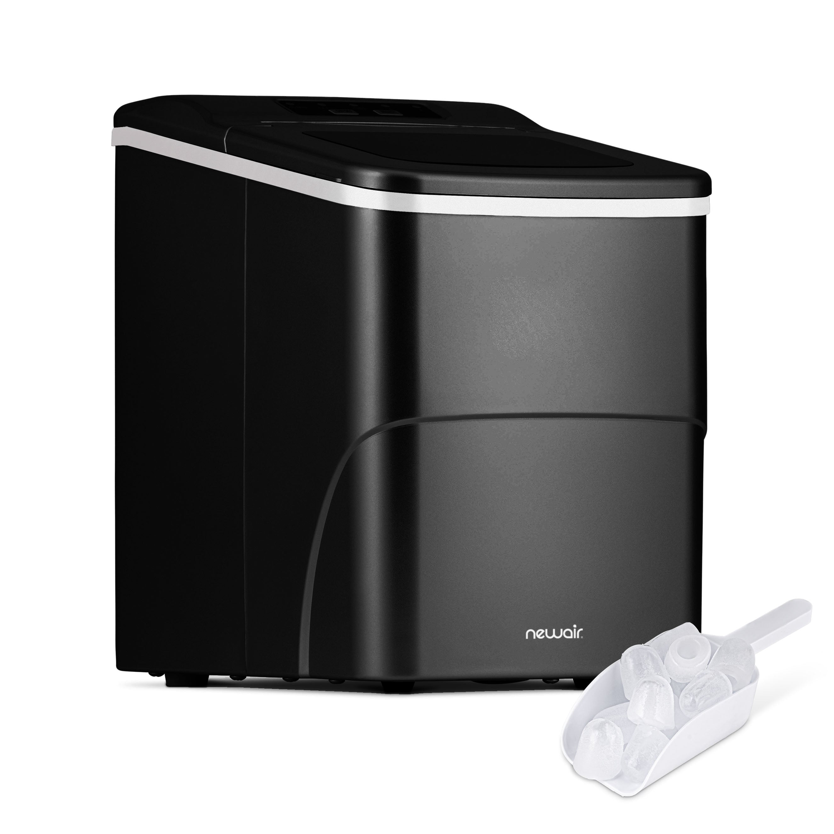 Newair 26 lbs. Countertop Ice Maker in Black NIM026MB00