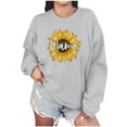 thumbnail image 3 of VBTAPA Mama Sweatshirt for Women 2026 Trendy Casual Long Sleeve Crewneck Pullover Loose Blouse Tops Y2K Streetwear Gray S, 3 of 7